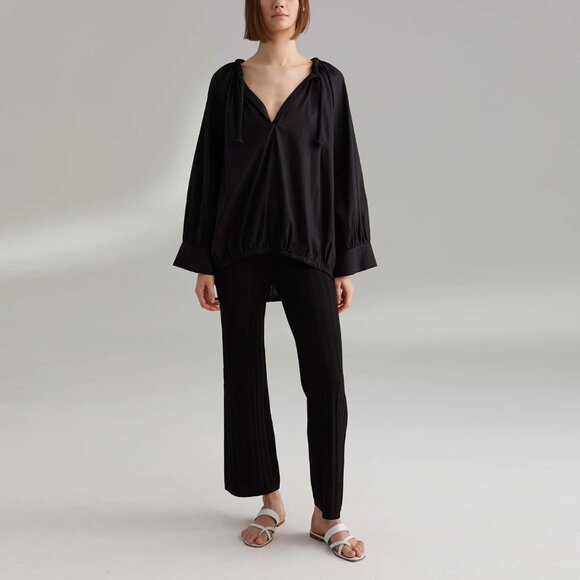 Toteme "Armo" Blouse in Black, Size XS (fits like a S/M) - Picture 10 of 10